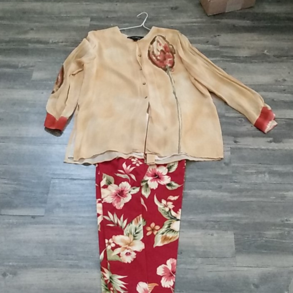 Top and capris